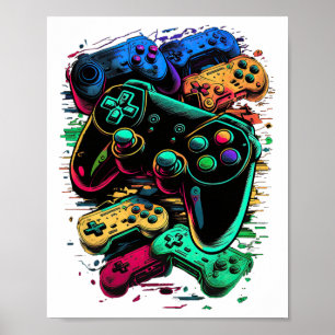 Kontrollspelarvideospelsstyrenhet 1 poster