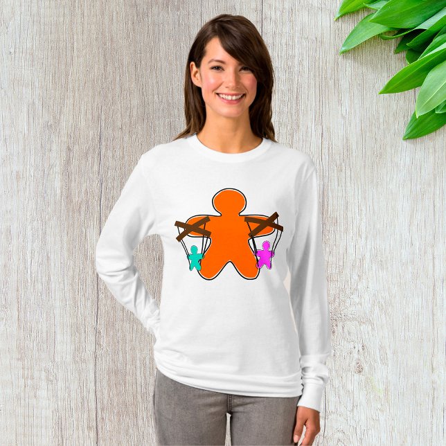 Kontrolltecken för dockans uppsättningstecken t shirt (Skapare uppladdad)