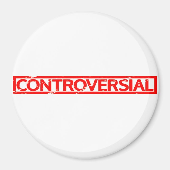 Kontroversiellt Frimärke Magnet (Framsidan)