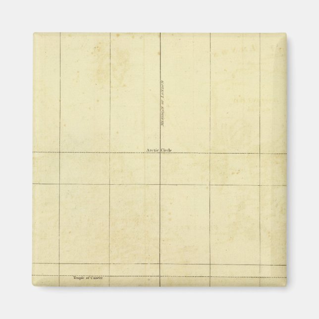 Kontur för världskarta magnet (Framsidan)