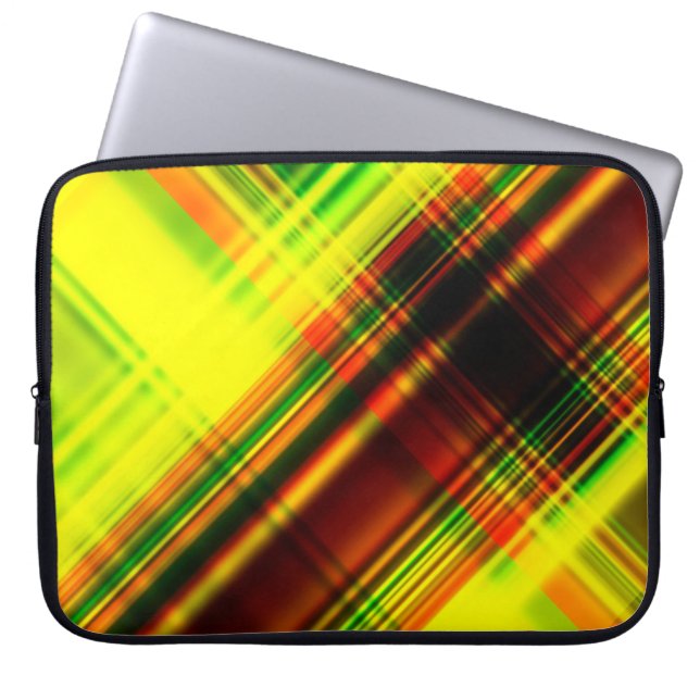 konturens abstrakt, geometrisk diagonal bakgrund m laptop fodral (Framsidan)
