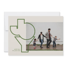 Konturerat gult plattat Helgdag-kort