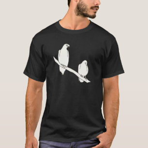Konturkonst Teckning i Eagles-skjortor T-shirt