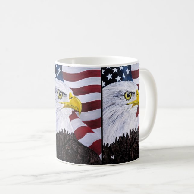 Konung av himlen målning av Alfred Fox Kaffemugg (Framsida höger)