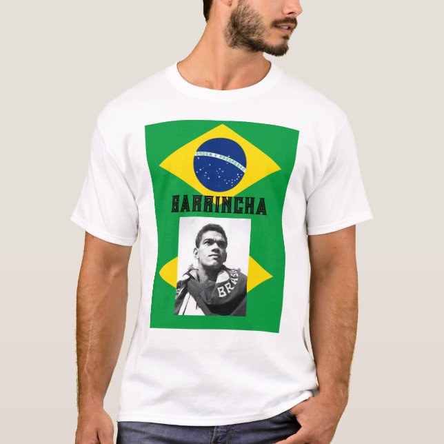 KONUNG FOTBOLL GARRINCHA T-Shirt (Framsida)