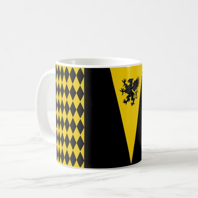 Konungariket Artemisia Populace Badge Coffee Mugg (Framsida vänster)