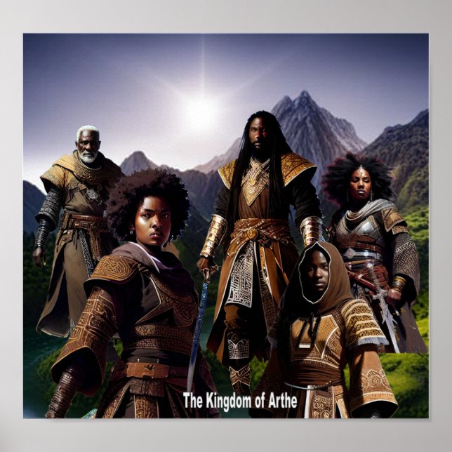 Konungariket Arthe Poster (Framsidan)