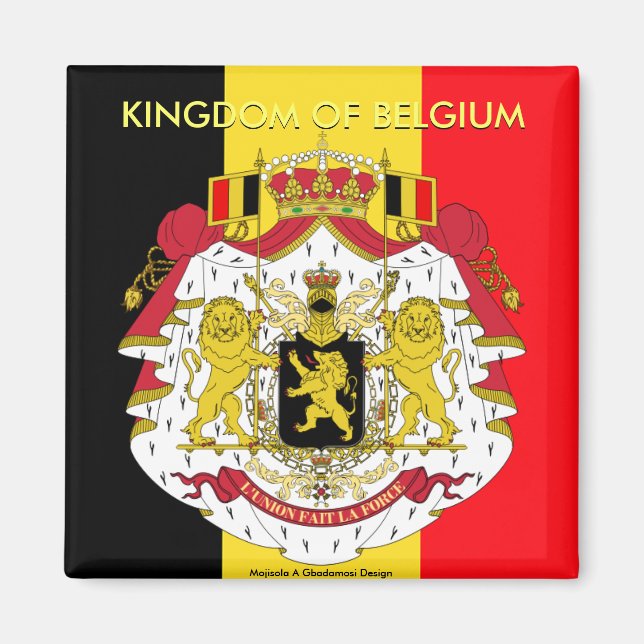 KONUNGARIKET BELGIEN(Mojisola A Gbadamosi) Magnet (Framsidan)