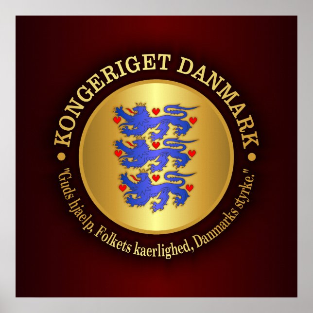 Konungariket Danmark Poster (Framsidan)