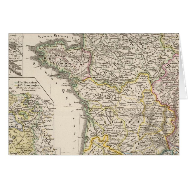 Konungariket Franks Hälsningskort (Framsidan Horizontal)