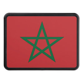 Konungariket Marocko, Flagga Red Grönt Star Morocc Dragkroksskydd