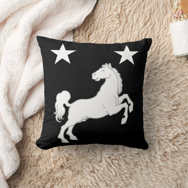 Konungariket Meridies Populace Badge Dekorativ kud Kudde (Filt)