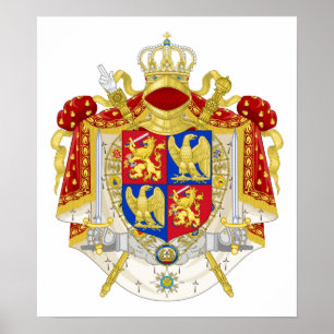 Konungariket Nederländerna Jackande av Arm (1808) Poster