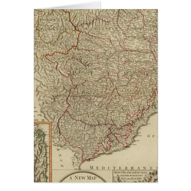 Konungariket Sardinien 2 Hälsningskort (Framsidan)