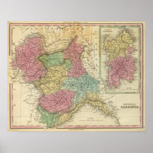 Konungariket Sardinien Poster