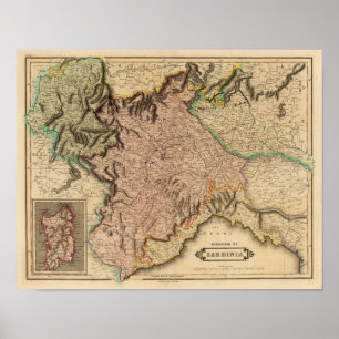 Konungariket Sardinien Poster