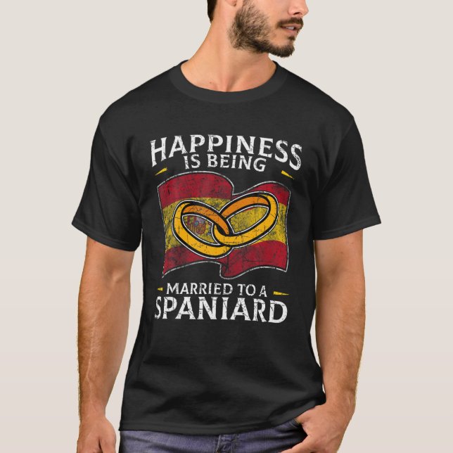Konungariket Spanien, Bröllop, Spanien, roten span T Shirt (Framsida)