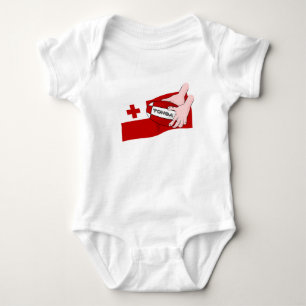 Konungariket Tonga Tongan Rugby Flagga Tee Shirt
