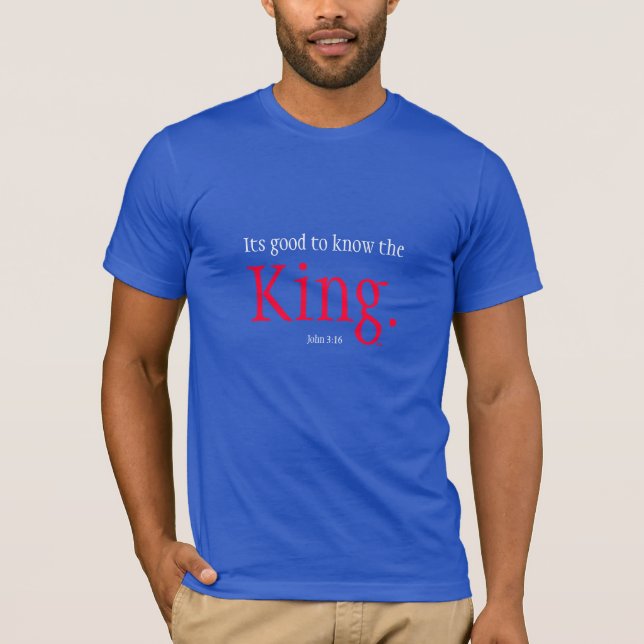 Konungars konung t shirt (Framsida)