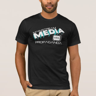 Konventionell ligger massmediapropaganda t shirt