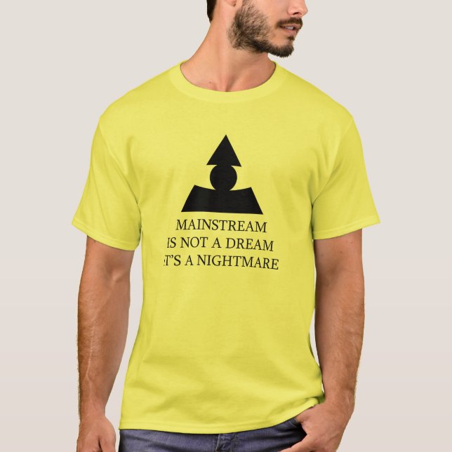 Konventionell mardröm t-shirt (Framsida)