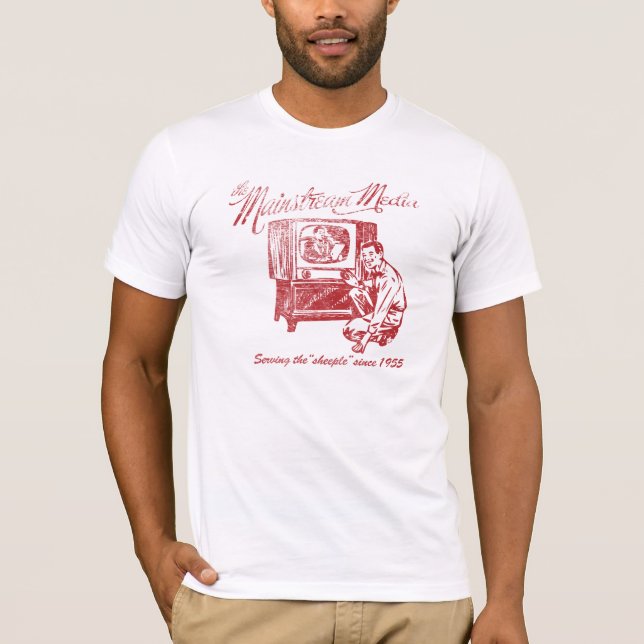 Konventionell massmediaT-tröja T-shirt (Framsida)