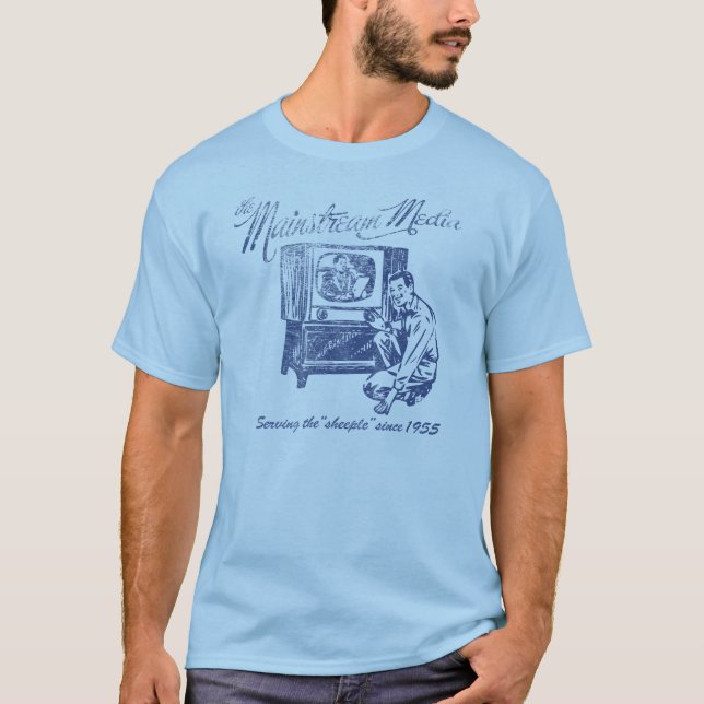 Konventionell massmediaT-tröja T Shirt (Framsida)
