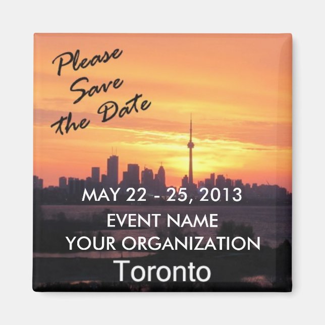 Konventionen i Toronto Generic Magnet (Framsidan)