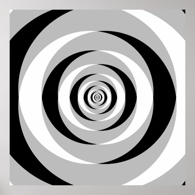 Konvergerade logaritmiska spiraler Var 1 Poster (Framsidan)