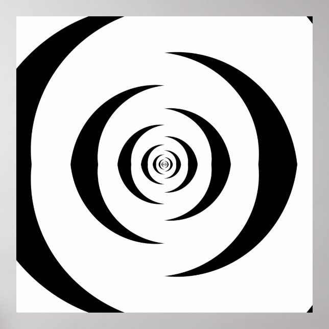 Konvergerade motsatta logaritmiska spiraler var 2 poster (Framsidan)