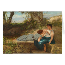 Konversation - konstkort hälsningskort