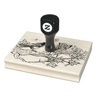 Konversationen Fairy and Raven Stämpel