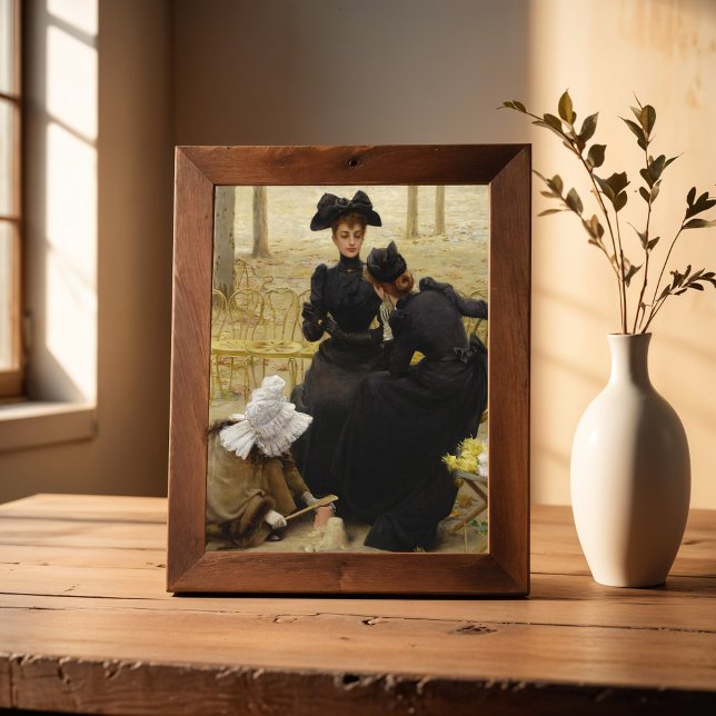 Konversationen i Jardin du Luxembourg Poster (Skapare uppladdad)