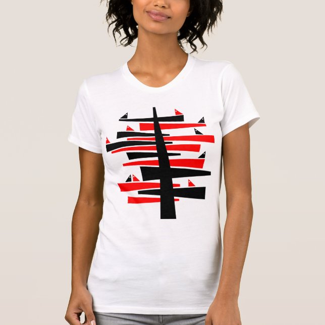 Konversationen Träd Tee Shirt (Framsida)