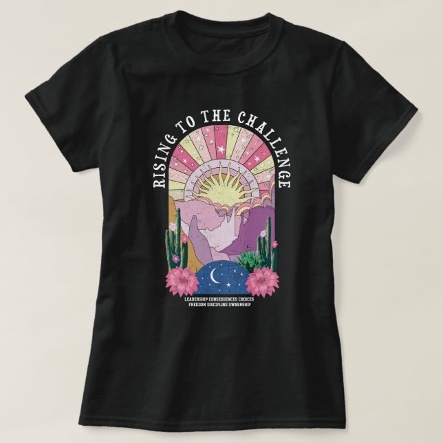Konversationer Aesthetic Christian Homeschool T Shirt (Design framsida)