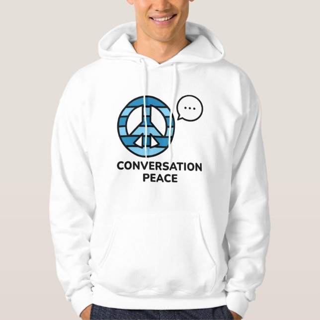 Konversationsfred Hoodie (Framsida)