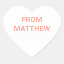 Konversationshjärtans dagstickers