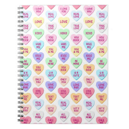 KONVERSATIONSHJÄRTAT AV PASTEL-FÄRGAD ANTECKNINGSBOK