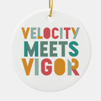 Konvertera Färg och dynamisk typografi:A VisualA Julgransprydnad Keramik