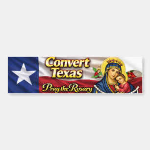 Konvertera Texas Rosenkrans Bumperdekal Bildekal