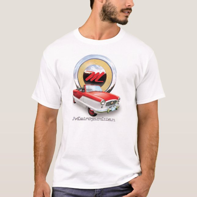 Konvertibel målning av Nash Metropolitan T-shirt (Framsida)