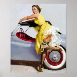 Konvertibel stift upp poster