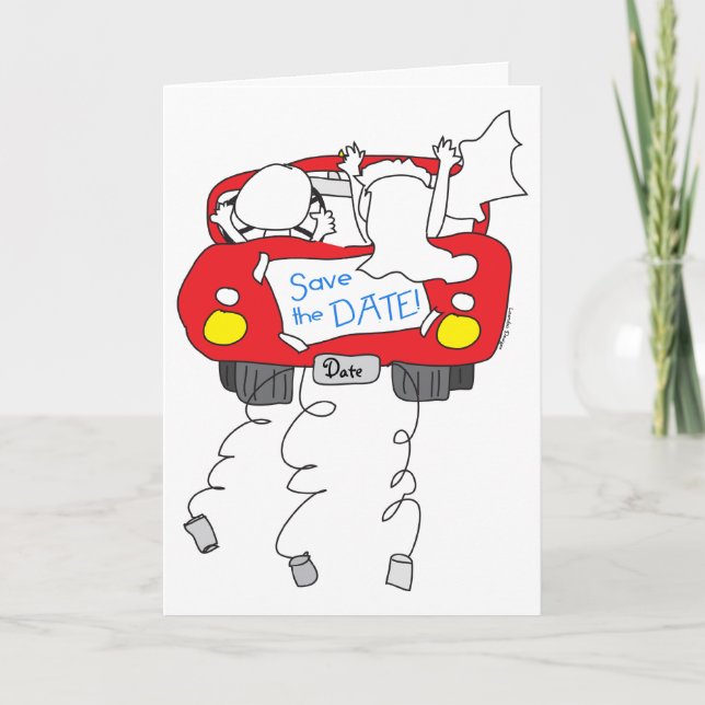 Konvertibelt spara datumkort meddelande (Framsida)