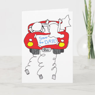 Konvertibelt spara datumkort meddelande