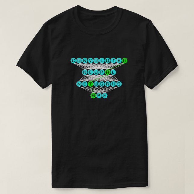 Konvolverade Neurala nätverk är 2 T Shirt (Design framsida)