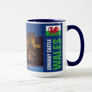 KONWAY CASTLE, WALES MUGG