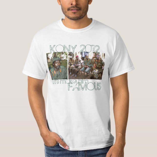 KONY 2012 - Berömd Tee Shirt (Framsida)