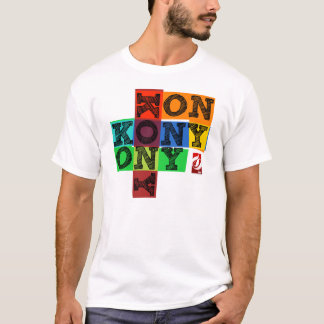 Kony 2012 färgkvarter t shirt