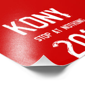 Kony 2012 Flyers Fototryck