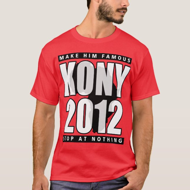 KONY 2012 GÖR HONOM BERÖMD TEE (Framsida)